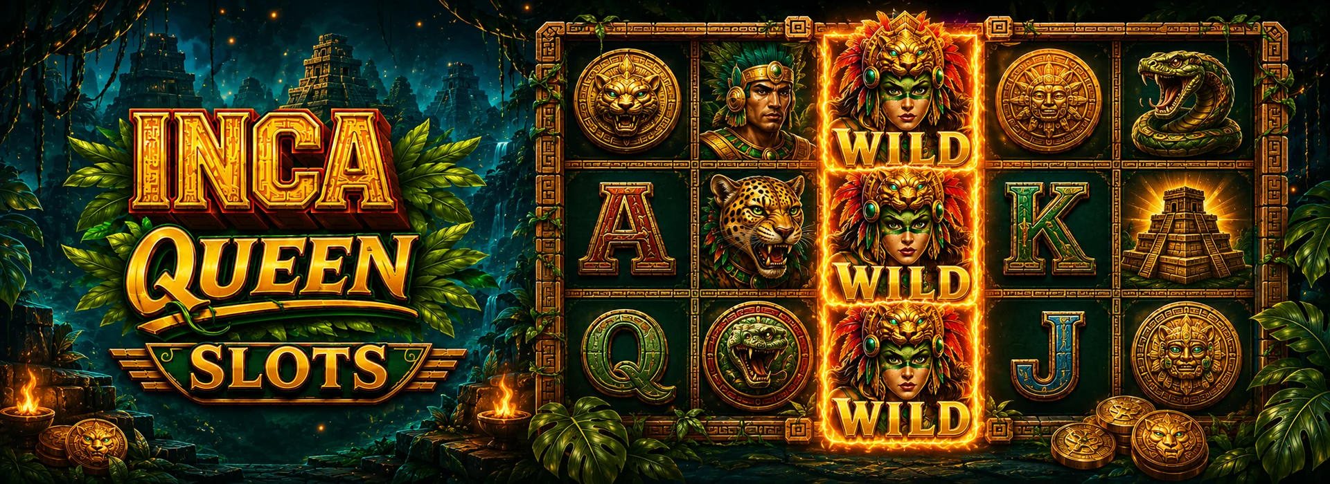 Mesa de ruleta en directo con crupier en español junto al bono de bienvenida de Inca Queen Slots
